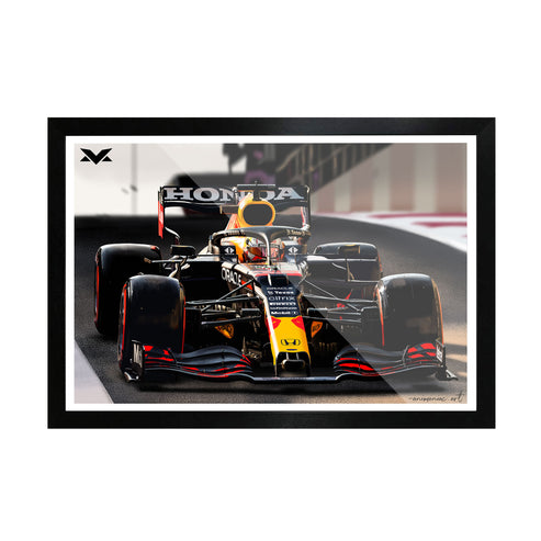 Max Verstappen RB16B Digital Art Frame – Frameo Store