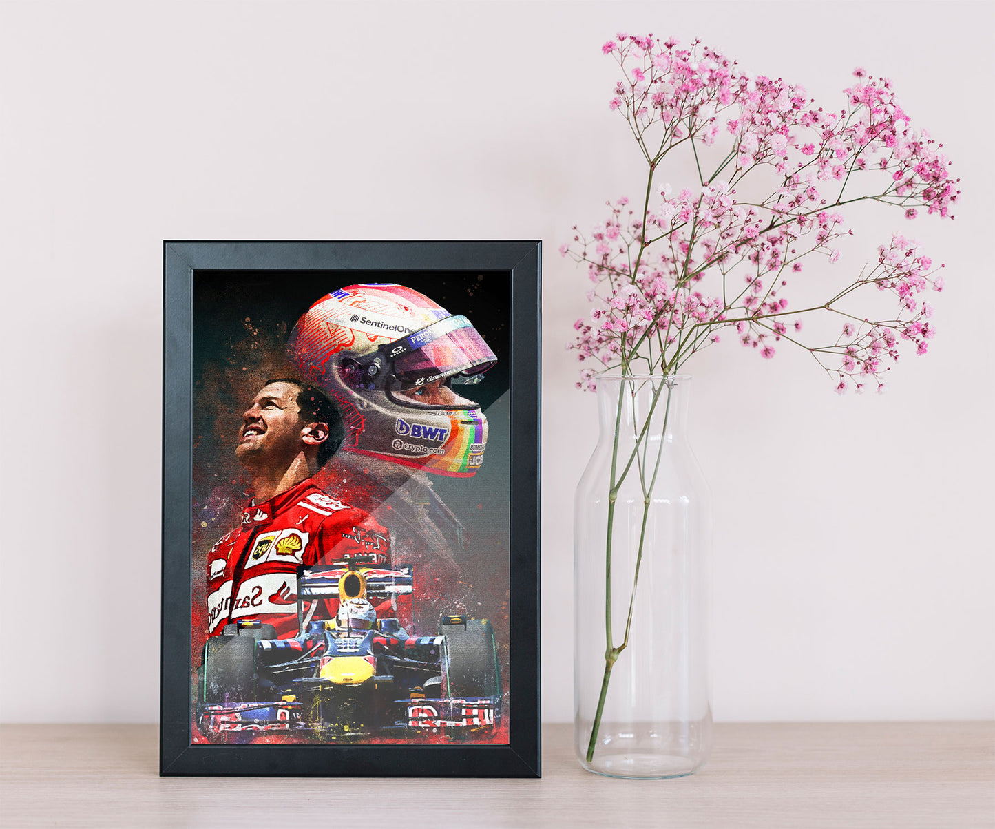 Sebastian Vettel Tribute Frame