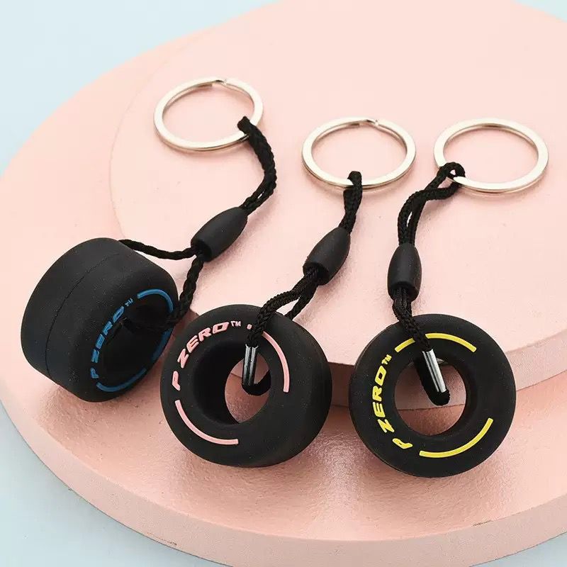 Formula One F1 Tire P-Zero Pirelli Keychain
