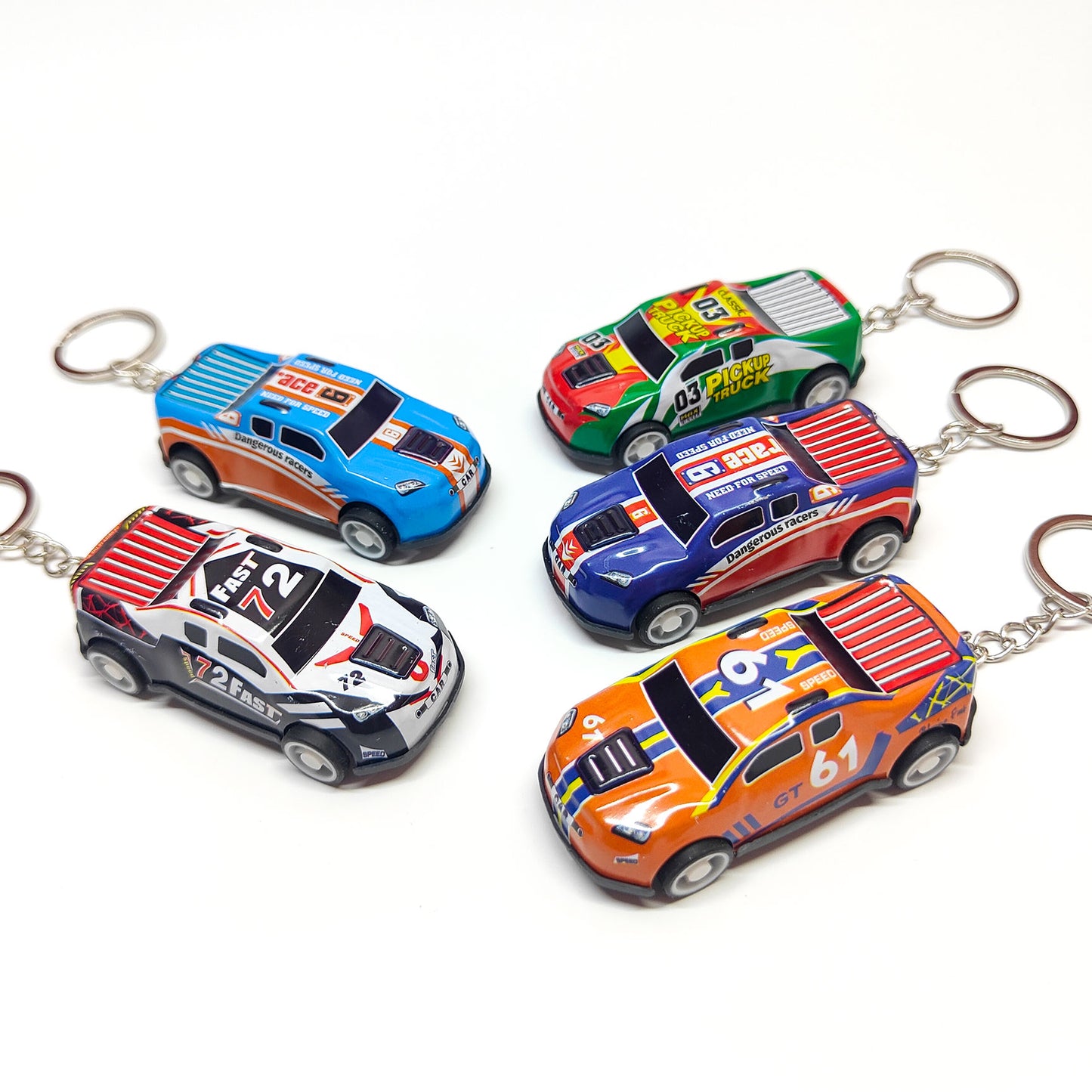 Automatic Car Keychain ( Set of 5 )