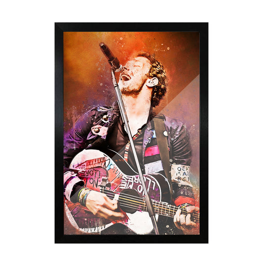 Chris Martin Splatter Watercolor Art