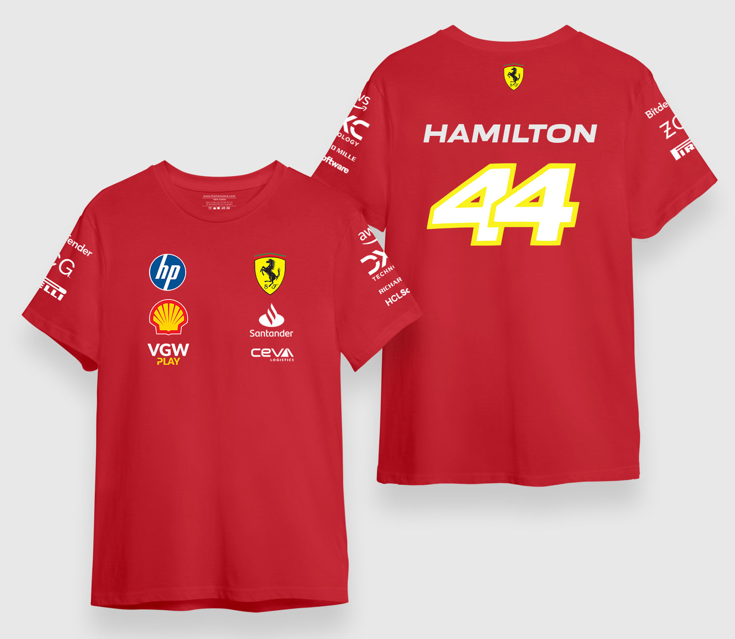 Lewis Hamilton Ferrari tshirt
