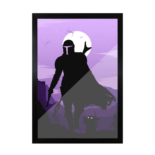 Mandolarian art frame