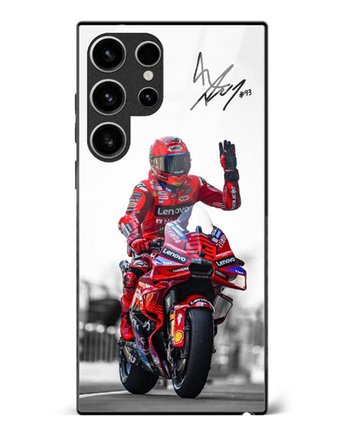 Marc Marquez Glass Case Phone Cover