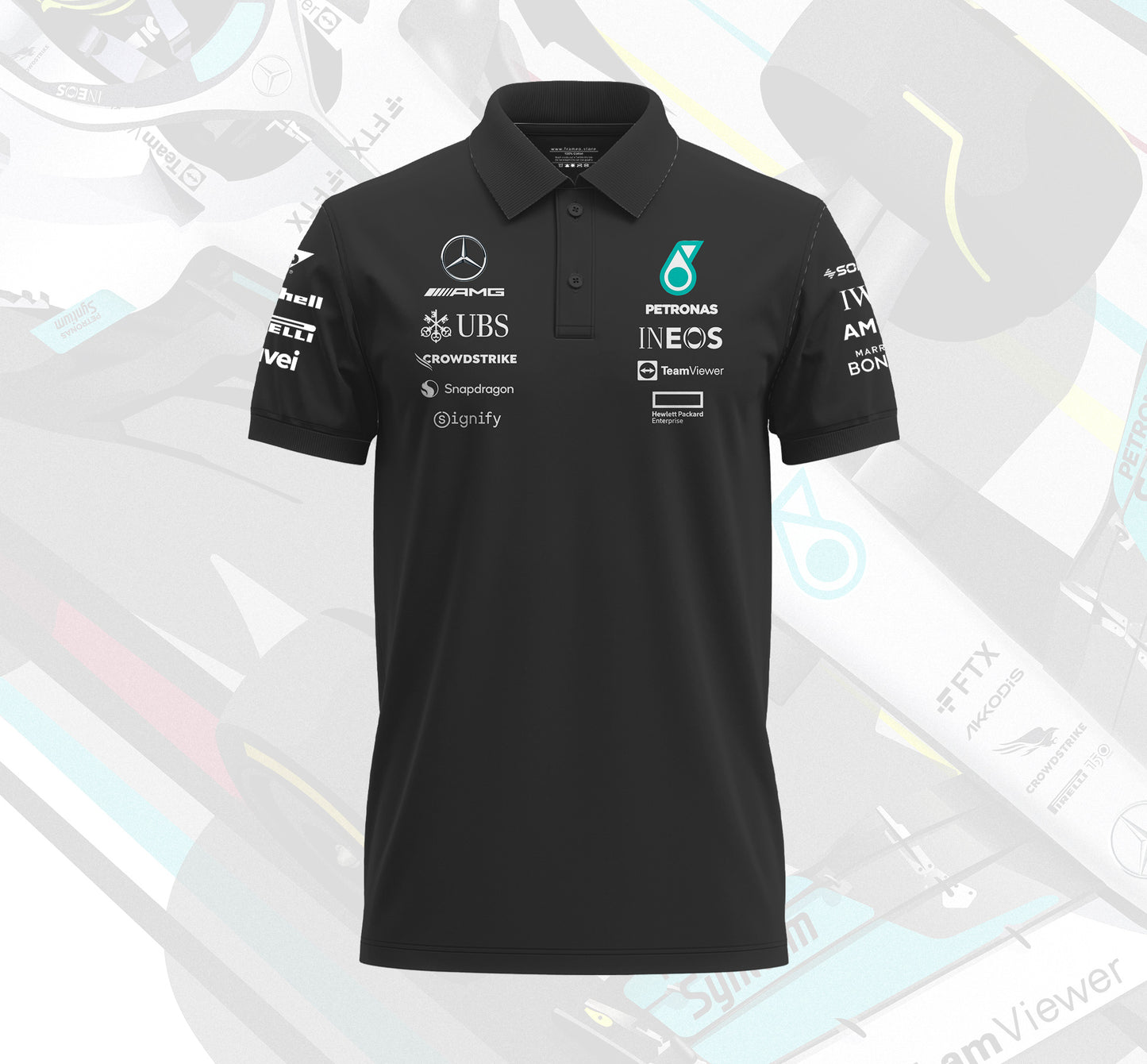 Mercedes F1 Polo T-shirt