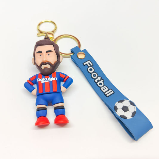 messi barcelona keychain