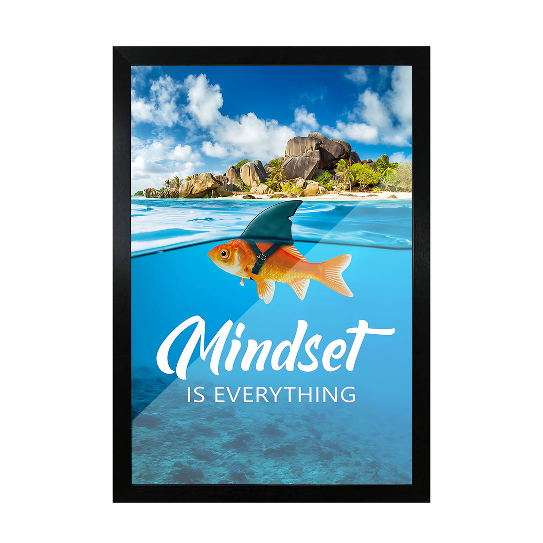 Mindset is Everything Frame | Motivational Wall Frames – Frameo Store