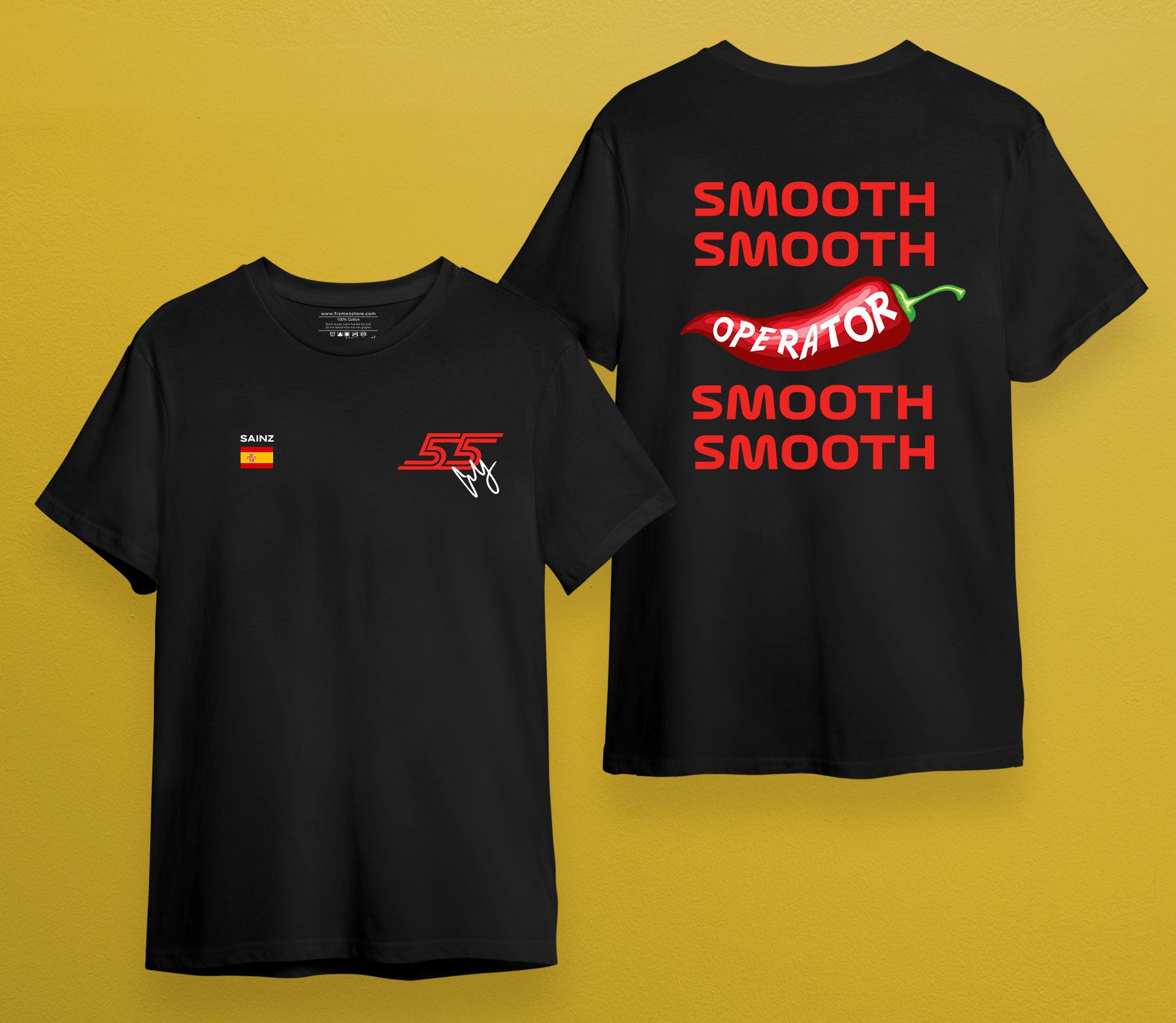 Smooth Operator Sainz T-shirt – Frameo Store - Main Image